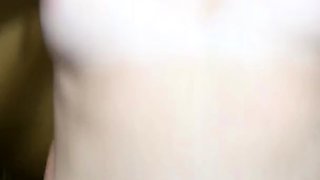 Homemade POV threesome with two slutty shameless babes