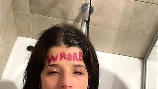 Intense BDSM session with rough punishment and wet play