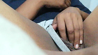 Secret Video of My Step Sister Touching Her Pussy While on Sofa She Thinks She Is Alone in the House