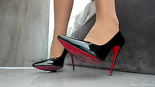 Cock Control and Denial Lesson for Foot Slave