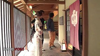 Outdoor Threesome Bliss: Aoi Mizuno's Erotic Blowjob Adventure