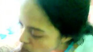 Indian Aunty Giving A Blowjob Point Of View