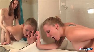 I Cream Pied Step Sister in the Shower - Gemma