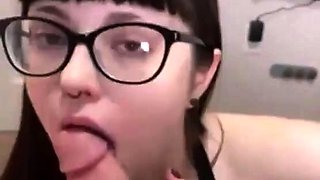 Blowjob cumshot whore gargles pov bukkake fetish cum