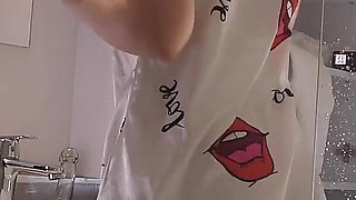 Hot Sexy Beautiful Blonde with All Natural Big Tits Comes for a Fashion Try on Haul Turns Into Softcore Porn Casting