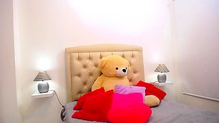 Beautiful brunette with big boobs jerk off instrucions