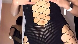 Cute curly brunette solo webcam masturbation