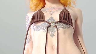 I Highly Doubt You`ll Be Able to Oppose if I`ll Striptease & Take off This Tiny Bikini in Front of You Just Like This