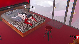 Hentai Asian Girls Blowjob to His Step-brother
