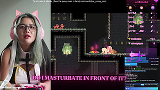 Lewd God Gameplay - Gabbi Plays as a Horny Divine Slut in Heat
