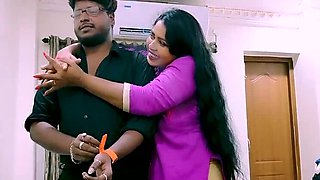 Puja Sarkar's Real Homemade Big Tits Blowjob & Face Fuck in Bathroom
