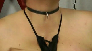 Fat Natural Tits Spanked on the Buck - That Always Makes Me Horny, I Love This Hurt
