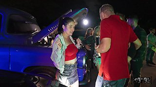 Theodora Day's Car Meet Turns Into Wild Heat
