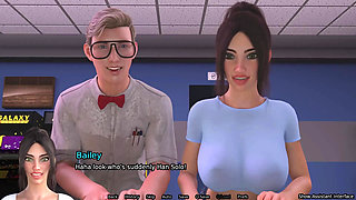 Tittyfucking in the Hot Tub - Sexbot Bailey Route #2 - Animated Sex Game