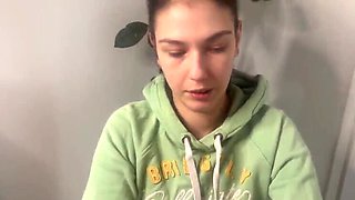 Coquette Footjob and Deep Throat Blowjob with Facial Cumshot