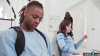 Teen stepsis Lola teaching BBC stepbro