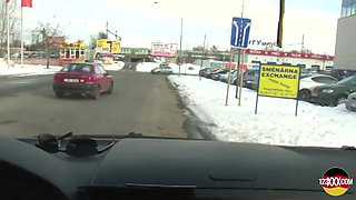 She Was Eagerly Waiting to Be Fucked in a Van