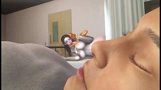 Lustful Girl Friend Fuck Old Patient (p3) - 3D Animation