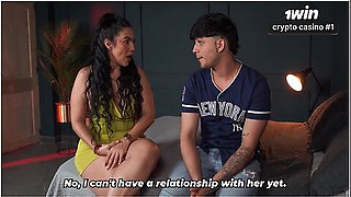 Stepson With No Sexual Experience Ends Up Learning From Big-bootied Stepmother - Virgin Boy, Big Jackson And Sarah Black