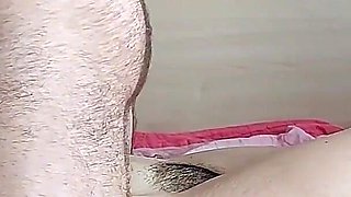 Sensual Massage of a Hot Couple with Oil on the Body. Foreplay in the Bedroom with an Amateur Couple.