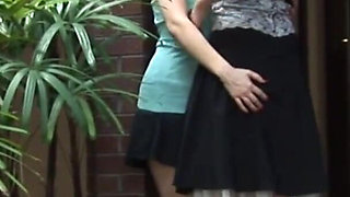 Small titted teen gets her pussy licked