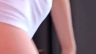 Stepmom MILF Try on Panties and Short Shorts! Try Not Cum