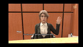 Steamy adult visual novel with big natural breasts and a curvy backside