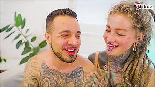 Tattooed Slut Gets Wrecked By Massive Italian Cock Deepthroat, Atm & Full-body Cumshot