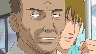 Hentai red-haired teen fucked hard by a dark ugly bus driver