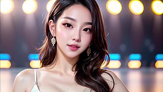 AI generated sexy kpop star wants you to fuck her juicy twat