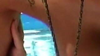 Threesome at the Hotel Pool