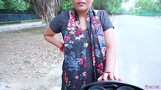 Desi Bhabhi Prostitute Pinki Cute Fucks Client Doggystyle Outdoor Hindi Audio