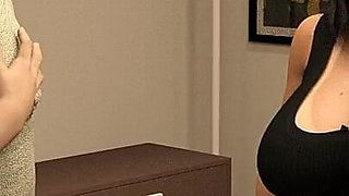 Project Hotwife - Gameplay - Husband Fucks Wife in Doggy Style and Cum in Tits and Her Body