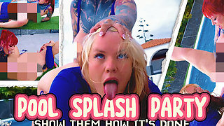 Pool Splash Party with Sabien Demonia