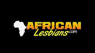 African Lesbian Lovers Ready For Dessert