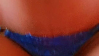 Fucking Sexy Barbystrawberry with Sexy Blue Panty Blowjob My Hard Dick Until Alot Cum Swallow All Very Nasty
