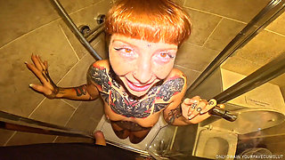 Piss Hungry Whore Gets Used as Toilet