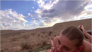 Ginger B Sun Tanning On The High Desert