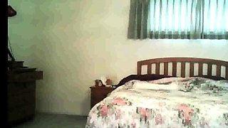 spying on stepmom as she lotions her pussy