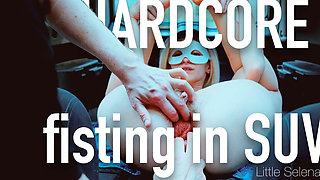 Hard Anal Fisting in the Trunk of a Car