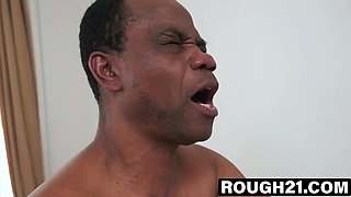 Granny Katala rides Carlos thick black cock fantasy come true