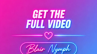 Slut getting fucked with an 11-inch dildo - Blair Nymph