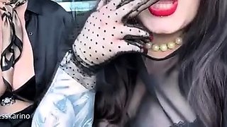 Mistress Karino & Dominatrix Dinah - Be Our Ashtray