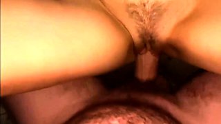 Oiled Step Sister Rides Big Cock for Orgasmic Fun