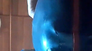 17 minutes of hogtied extreme blowjob and deepthroat with massive oral creampie