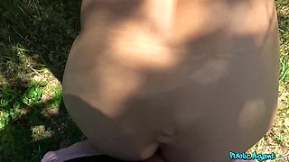 Agent Creampies Lady For Cash 2 - Public Agent's Big Tits Bounce Wildly!