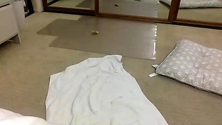 Amateur homemade teen facial after a great jerk