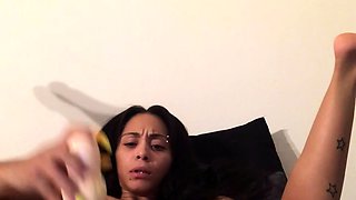 Dorothy Black and Britney use the toy