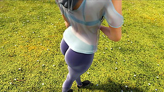 Away From Home (Vatosgames) Part 76 Public Horny Yoga By LoveSkySan69