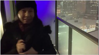 Princess Suki Rose Masturbates Outside In The Snow